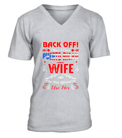 Back Off Crazy Puerto Rican Wife Not Afraid Use T-Shirt