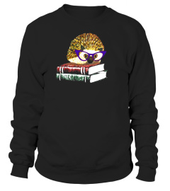 Adorable Hedgehog Book Nerd Tee Shirt - Limited Edition