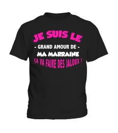 Body/T-Shirt Fille Personnalisable : Je suis le grand amour de "votre texte" ça va faire des jaloux | Cadeau T-Collector®