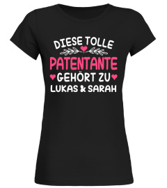 Diese tolle Patentante Gehört zu Taufgeschenk Personalisiertes Tshirt