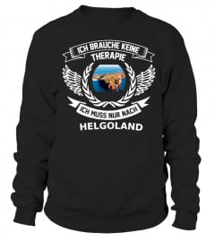 HELGOLAND Therapie mit Luftbild T Shirt Pullover Hoodie Sweatshirt