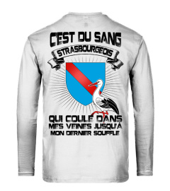 TSHIRT SUPPORTER FOOT SANG STRASBOURG