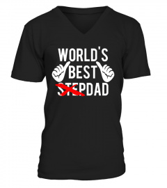 Men S World S Best Step Dad T Shirt    Fun Christmas Gift Idea