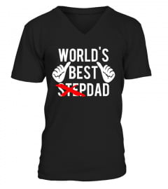 Men S World S Best Step Dad T Shirt    Fun Christmas Gift Idea