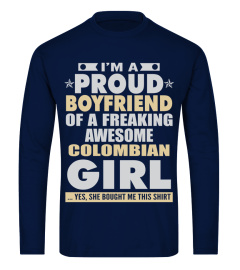 BOYFRIEND OF COLOMBIAN GIRL T SHIRTS