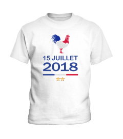 15 JUILLET 2018 + 2 étoiles - Coupe du Monde Football 2018 Foot