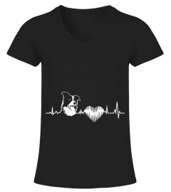 Border Collie Heartbeat Shirt TShirt