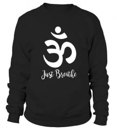 Just Breathe Spiritual Yoga Symbol Namaste T Shirt