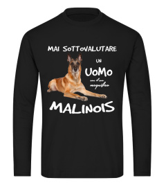 Un UOMO con un MALINOIS