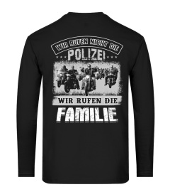 Wir Rufen Die Familie An Motorrad Tee