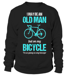 On my Bicycle I'm as Young as a Teenager Old Man T-Shirt