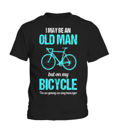 On my Bicycle I'm as Young as a Teenager Old Man T-Shirt