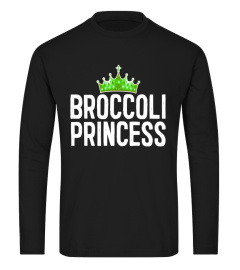 Broccoli Princess T-Shirt Vegetarian or Vegetable Lovers