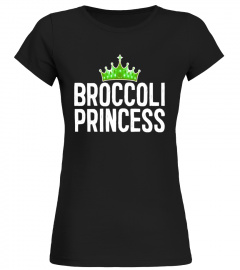 Broccoli Princess T-Shirt Vegetarian or Vegetable Lovers
