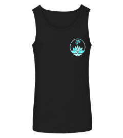 Lotus Om YOGA, Flower, Zen Symbol T-Shirt FRONT and BACK - Limited Edition