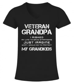 Veteran Grandpa I risked my life t-shirt