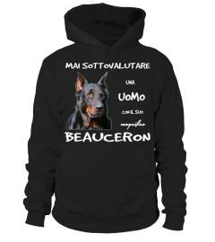 Un UOMO con un BEAUCERON