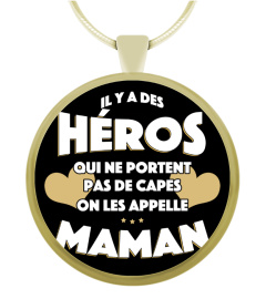 COLLIER FÊTE DES MÈRES MAMAN HÉROS 2