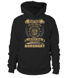 BURGHART - I Nerver Said