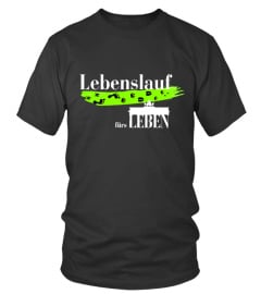 Lebenslauf Shirt/Hoodi schwarz