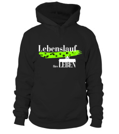 Lebenslauf Shirt/Hoodi schwarz