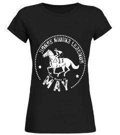 Funny T-Shirt Horse Riding Legends Are Born In May - Limited Edition
