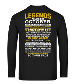 LEGENDS ARE BORN IN OCTOBER