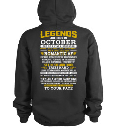 LEGENDS ARE BORN IN OCTOBER