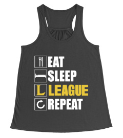 LEAGUE OF LEGENDS EAT SLEEP REPEAT T-SHI