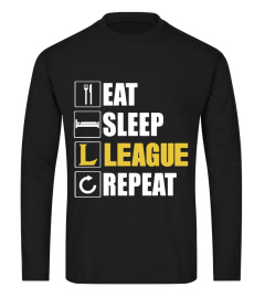 LEAGUE OF LEGENDS EAT SLEEP REPEAT T-SHI