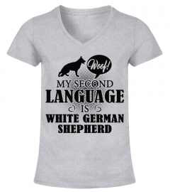 White German Shepherd - Funny T-Shirt