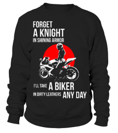 Take Biker In Dirty Shirt