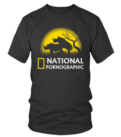 National Pornographic Funny Graphic Novelty Animal Porn Tee