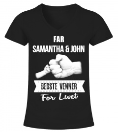 FAR SAMNTHA & JOHN BADSTE VENNER FOR LIVET T-SHIRT