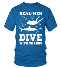 Real men dive with sharks