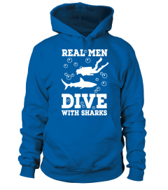 Real men dive with sharks