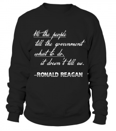 President Ronald Reagan Quote - We The People T-Shirt