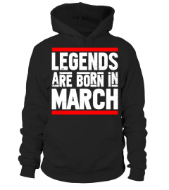 Legends Are Born In March T-Shirt  Pisces Zodiac Gifts