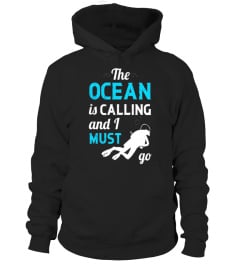 Funny Scuba Diving T Shirt Ocean is Calling