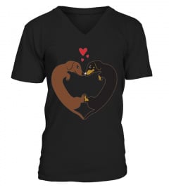  Dachshund Heart Shirt