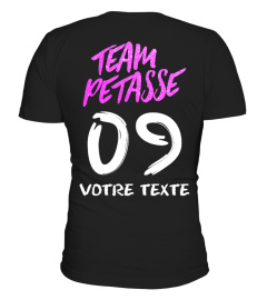 TEAM PÉTASSE CUSTOM >>> GRANDES TAILLES JUSQU'AU 5XL CHOISIR "UNISEXE"