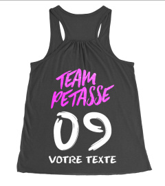 TEAM PÉTASSE CUSTOM >>> GRANDES TAILLES JUSQU'AU 5XL CHOISIR "UNISEXE"