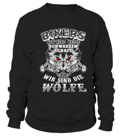 Bikers Sind Die Wölfe Motorrad T-Shirt