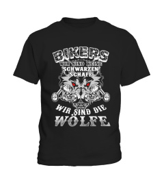 Bikers Sind Die Wölfe Motorrad T-Shirt