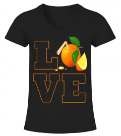 I Love Orange Juice Shirt Orange Juice L