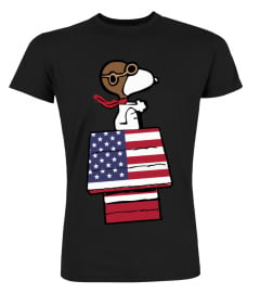 Snoopy Pilot Flag House