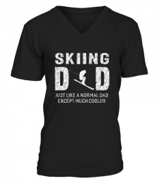 Skiing Dad Gifts For Father Ski Men T shirt