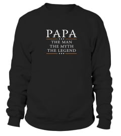 Papa The Myth The Legend T-shirt funny for men