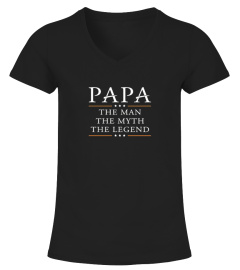 Papa The Myth The Legend T-shirt funny for men