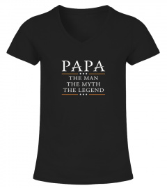 Papa The Myth The Legend T-shirt funny for men